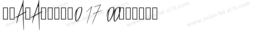KSAKAMFQXF0 17 00字体转换